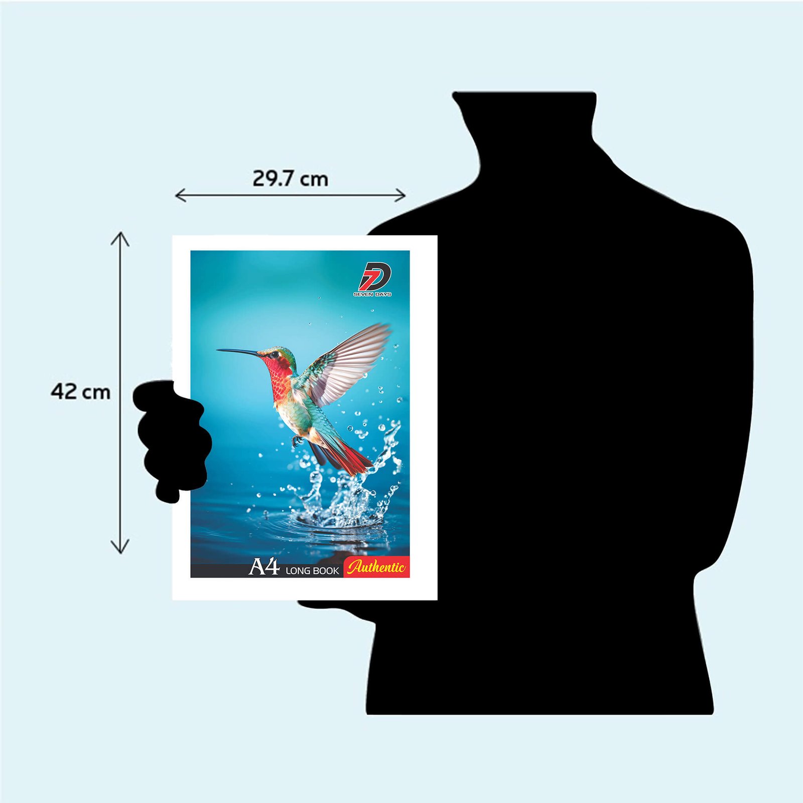 holding Authentic A4 Register 07